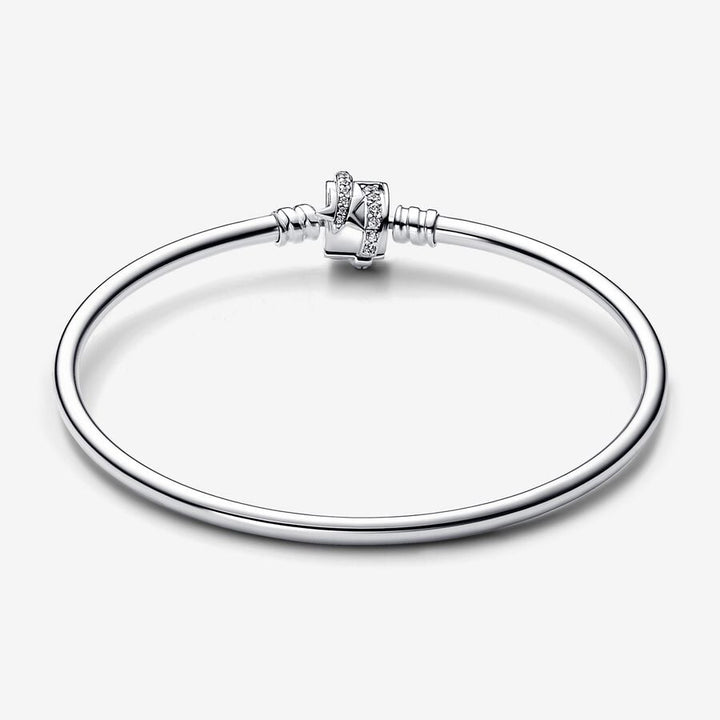 Pandora Moments Shooting Star Charm Bangle Sterling Silver