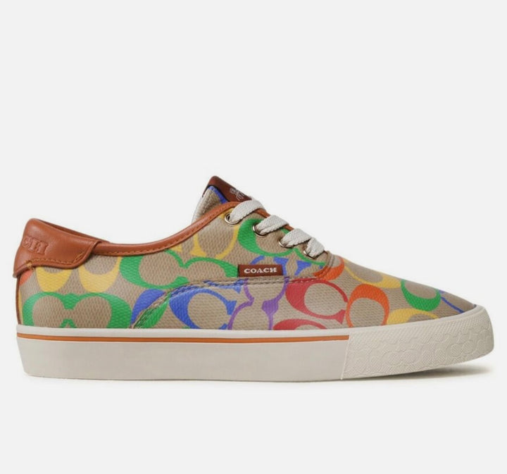 Coach Pride Sneakers Canvas Leather Design