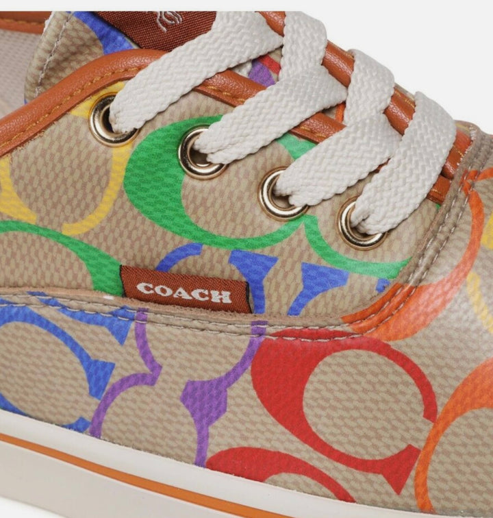 Coach Pride Sneakers Canvas Leather Design