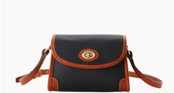 Leather Pebble Grain Crossbody Bag by Dooney & Burke