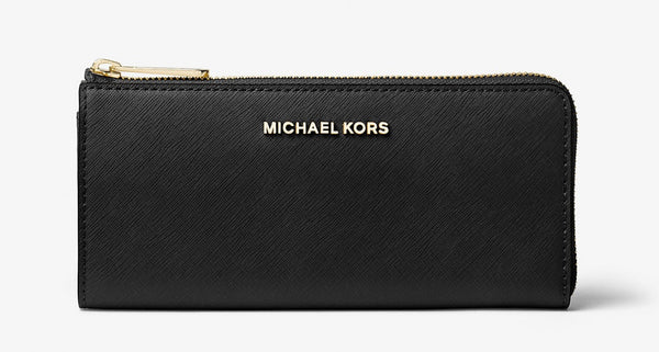 Micheal Kors Jet Set Travel Large Quarter-Zip Wallet