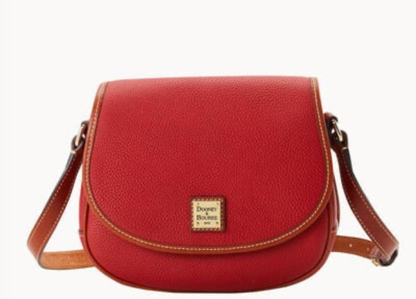 Dooney and Bourke Pebble Grain Saddle Bag