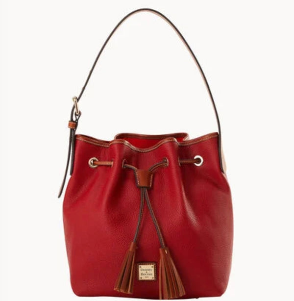 Dooney and Bourke Pebble Grain Aimee Drawstring