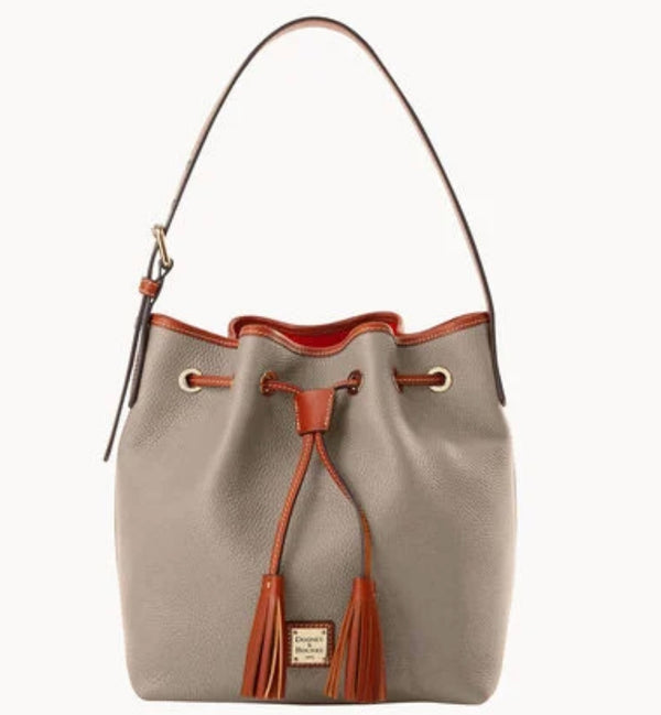 Dooney and Bourke Pebble Grain Aimee Drawstring