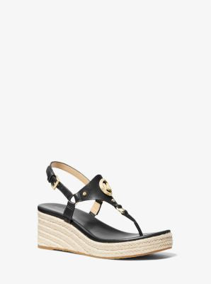 Michael Kors Casey Leather Wedge Sandal for women