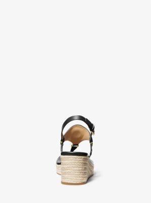 Michael Kors Casey Leather Wedge Sandal for women