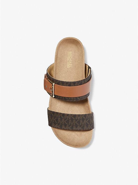 Michael Kors Mylah Leather Sandal Open Toe