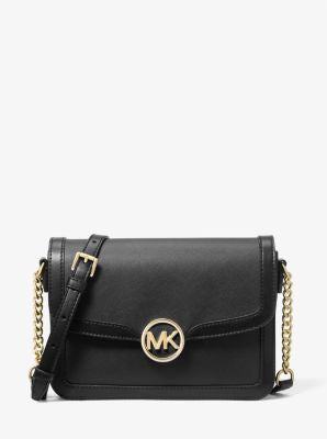 Michael Kors Leida Medium Shoulder Bag MK Logo