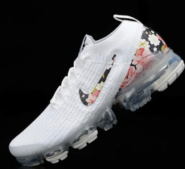 Nike Air VaporMax Light White Floral Sneakers