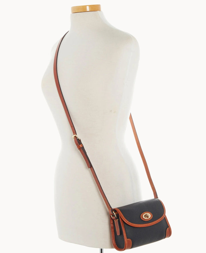 Leather Pebble Grain Crossbody Bag by Dooney & Burke