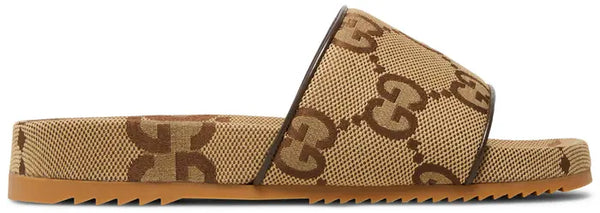 GG Canvas Slide Sandal ‘Camel Monogram’