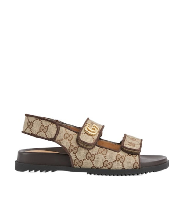 G Double Monogrammed Sandals ‘Beige Ebony’