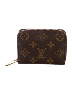 L Zippy Monogram Coin Wallet