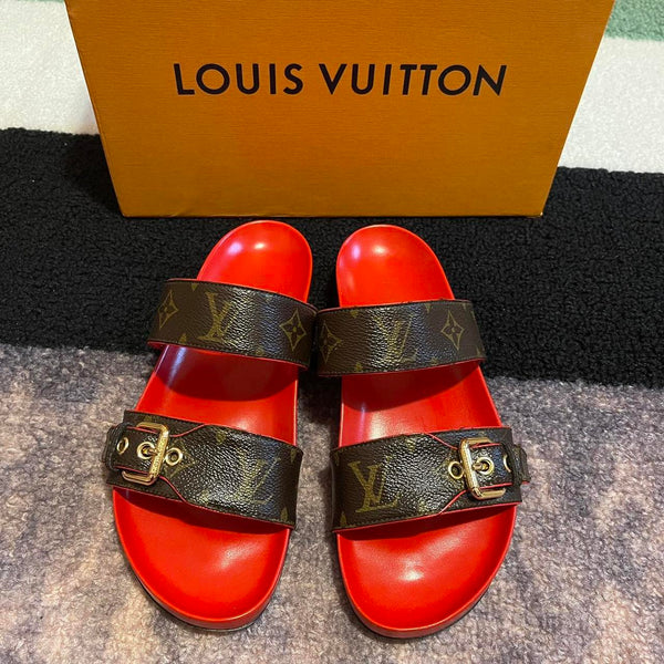 L Bom Via Sandals-Red Bottom