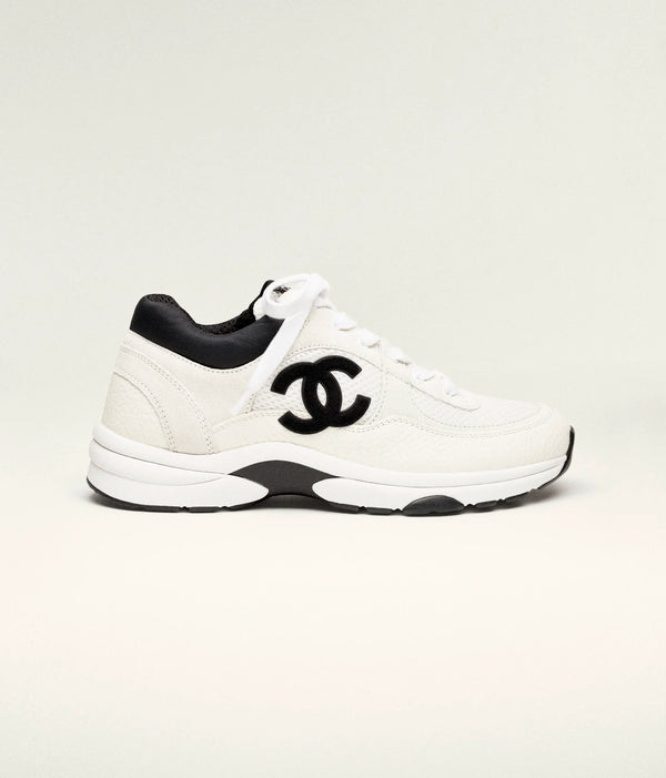 Chanel Calfskin Leather Sneakers