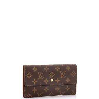 L Sarah Monogram Wallet-Large