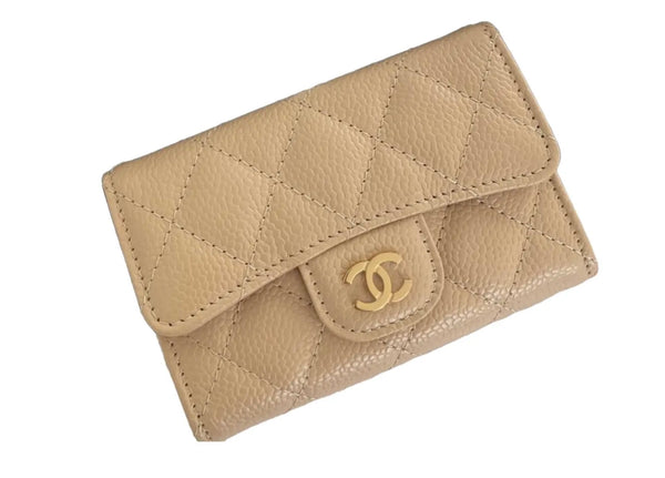 Classic Flap Quilted Card Holder