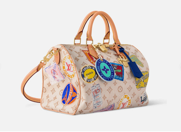 LV Flight Mode Monogram Speedy 30 Bag