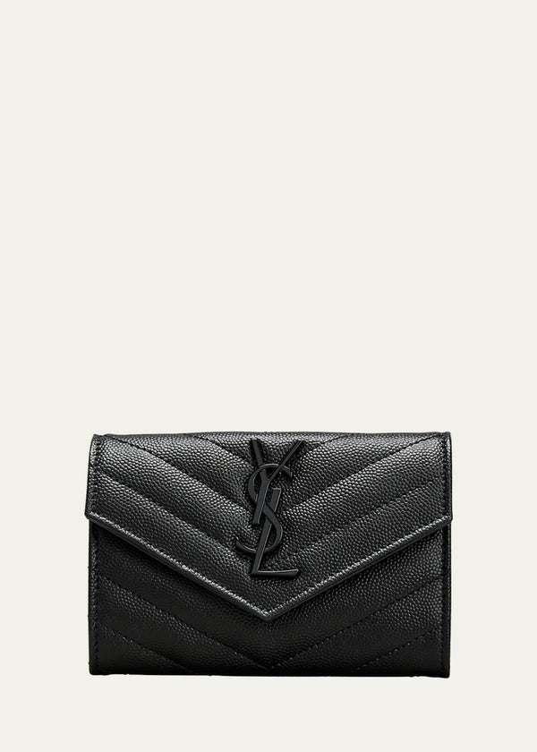 YSL Quilted Small Flap Wallet