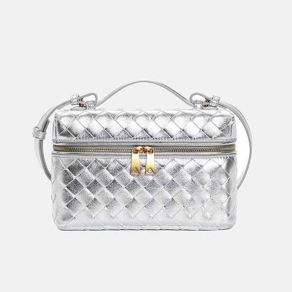 Woven Vanity Crossbody Bag