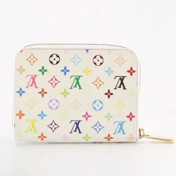 LV Multi-Color Small Zip Around Wallet