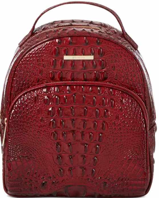 Brahmin Chelcy Metallic Leather Backpack for women