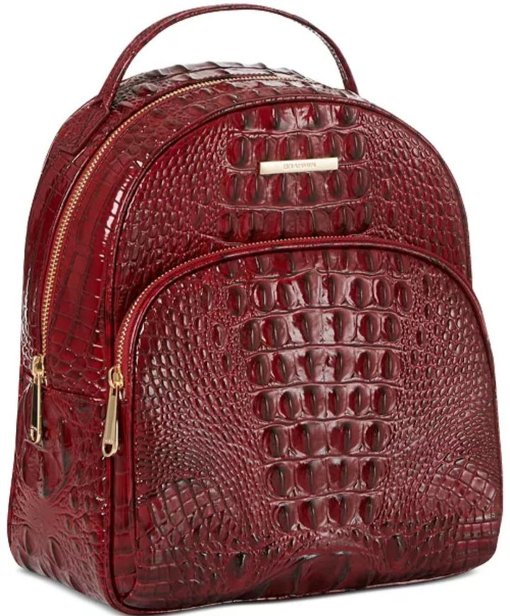 Brahmin Chelcy Metallic Leather Backpack for women