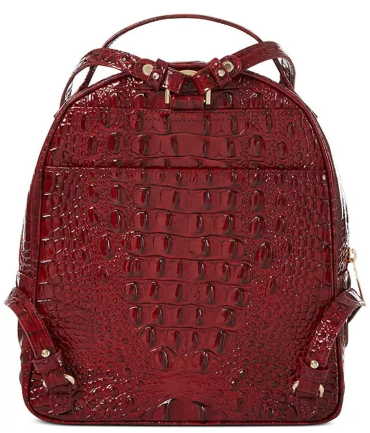 Brahmin Chelcy Metallic Leather Backpack for women