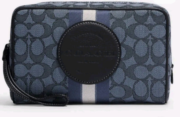 Coach Dempsey Cosmetic Case Small Leather