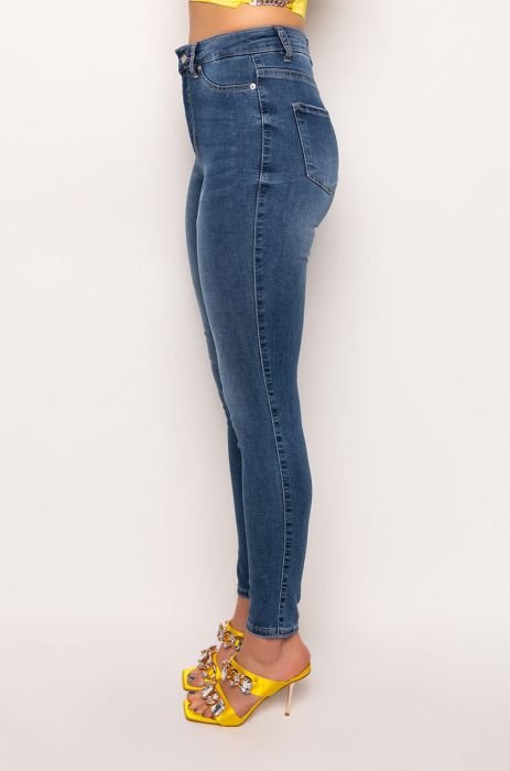 Super Stretchy High Waisted Skinny Jeans